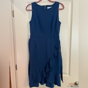 Calvin Klein royal blue dress